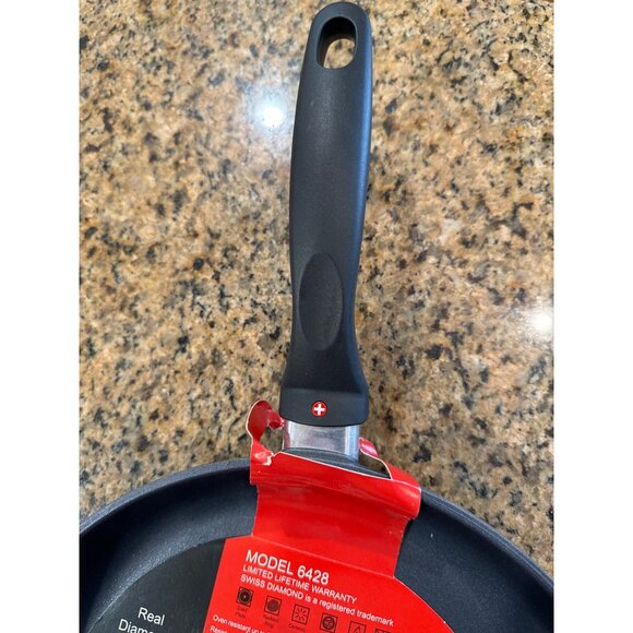 Swiss Diamond Fry Sauté Pan 11" (28cm) Black 6428 Switzerland - Picture 10 of 10
